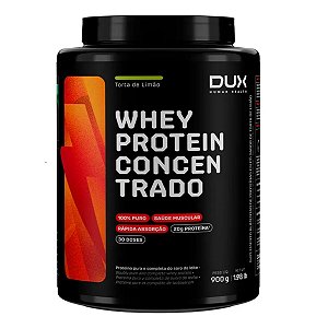 WHEY PROTEIN CONCENTRADO SABOR TORTA DE LIMÃO 900G DUX NUTRITION
