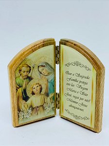 Mini devoção de mesa - Sagrada Família (3730)