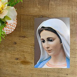 Cartão Postal N. Sra. Rainha da Paz Medjugorje (10cmx15cm)