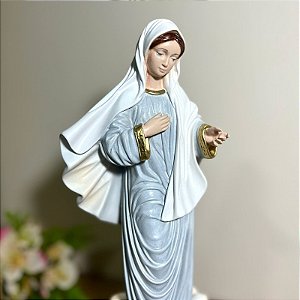 Imagem N. Sra. Rainha da Paz Colorida 30cm (Medjugorje)