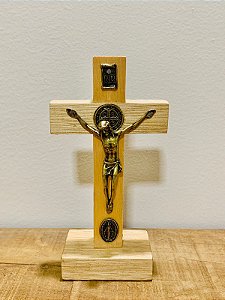 Cruz de Mesa (madeira) 12 cm - Exercito de São Miguel