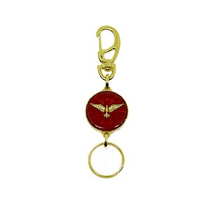 Chaveiro Espírito Santo - Resinado Vermelho