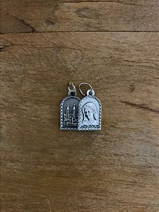 Medalha Rainha da Paz e Igreja (20 mm) Prata - Medjugorje