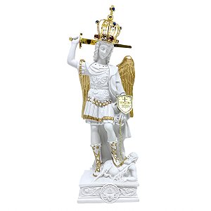 Imagem São Miguel Glorioso 25 cm  Pó de Mármore - Hesed