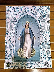 Manto de Nossa Senhora /Exército de São Miguel /grande (1,10 x 1,50)- Instituto Hesed