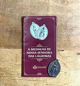 MEDALHA DE NOSSA SENHORA DAS LAGRIMAS  25MM NIQUEL (8662)