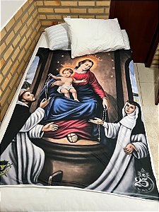 Manto Nossa Senhora do Rosário de Pompéia | Grande (1,10 x 1,50) - Hesed (8684)