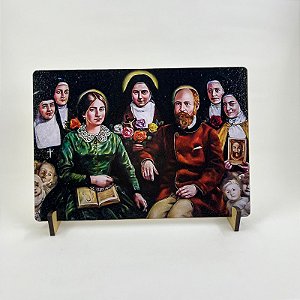 Quadro em MDF (porta retrato) 14 x 20 cm - Família Martin