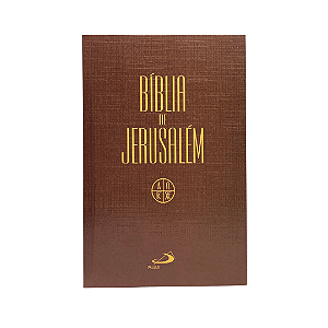 Bíblia de Jerusalém Capa Cristal
