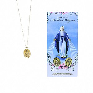 Novena da Medalha Milagrosa com Medalha Dourado
