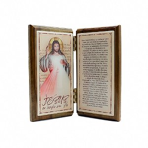 Quadro de Mesa Jesus, Eu confio em Vós