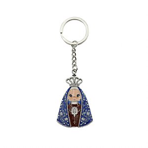 Chaveiro Nossa Senhora Aparecida com Strass Infantil