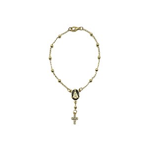 Pulseira Dezena Folheada Dourado