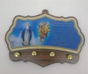 Porta chaves moldado - Nossa Senhora das Graças (5993)
