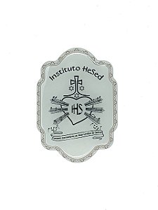 Adesivo Resinado Logo Instituto Hesed  8 x 5,5 cm