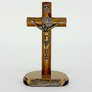 Cruz de mesa ou parede redonda 12 cm (7950)