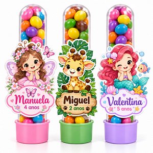 Tubete Personalizado Com Tag 3D