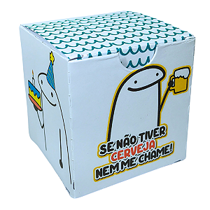 Caixa Cubo Tema Flork Menino Sem Personalização
