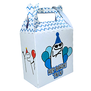 Caixa Maleta Tema Flork Menino Sem Personalização