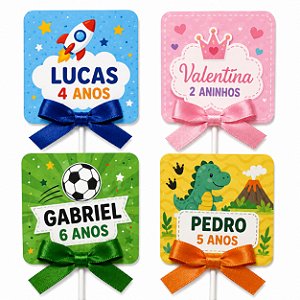 Lapela para Pirulito Personalizado