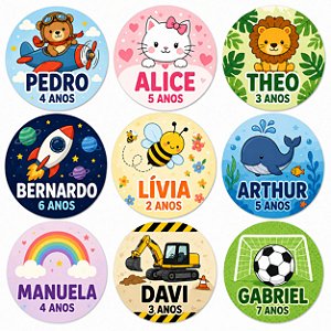 Adesivo Personalizado - Redondo - 5x5cm