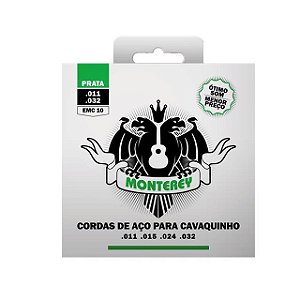 Encordoamento Cavaco Aço Monterey Prata 0.11 EMC10