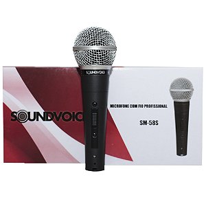 Microfone SoundVoice SM58S