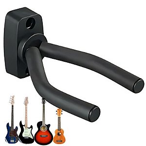 Suporte de Parede Reforçado para Violão, Guitarra e Baixo - Com Kit de Fixação