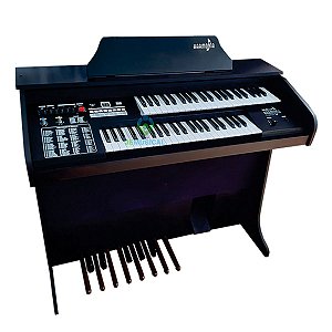 Orgão Eletrônico Harmonia HS 45 Lux Preto Fosco