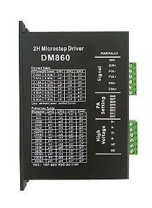 Driver para Motor de Passo DM860 80v 7,2A - S. Profissional