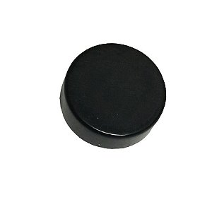 Capinha Redonda para Push Button 12x12x7,3mm - Preto