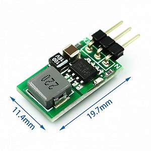 Mini Conversor Buck Síncrono 5.5V-32V Abaixador para 5V 1A - Substituto LM7805