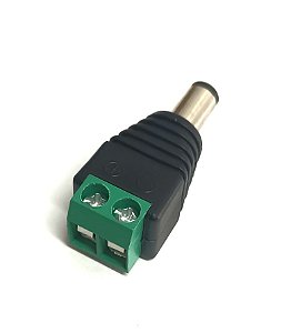 Conector Plug P4 Macho Borne Kre - Câmera Segurança Fita Led Cftv