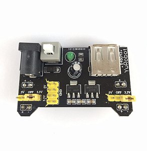 Mb102 Módulo Alimentação Protoboard 5v e 3,3v - Com Regulador AMS1117