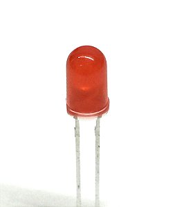 Led Difuso 5mm Vermelho