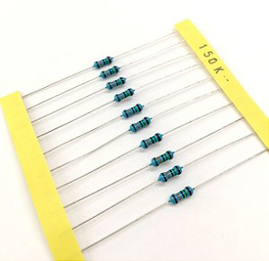 Resistor 1/4W 1% - 150K - 10 UNIDADES