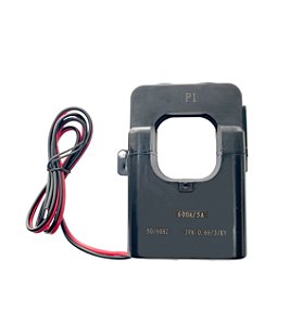 Transformador de Corrente 600/5A Classe 0,5% Bipartido - Diâmetro 50mm