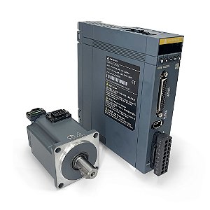 Servomotor 220V 400W 1,27Nm 12,7Kgf.cm  - Kit Completo com Driver