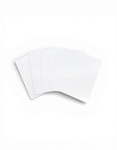 Cartão Pvc Branco para Crachás 54 X 86mm 0,76mm 0,76mm Cr-80 - SEM CHIP
