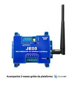 Multimedidor Consumo de Energia Elétrica JE05 - Plataforma de Monitoramento Energia