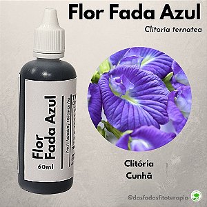 Concentrado de Flor Fada Azul - 60 ml (Tintura Natural)