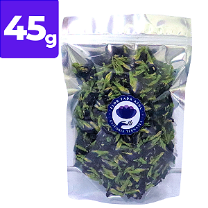 Chá Fada Azul 45g (faz 25l) Flores Desidratadas de Clitoria Ternatea - Dobrada