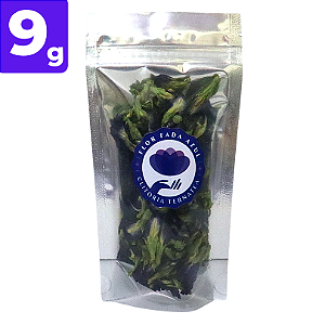 Chá Fada Azul 09g (faz 5l) Flores Desidratadas de Clitoria Ternatea - Dobrada