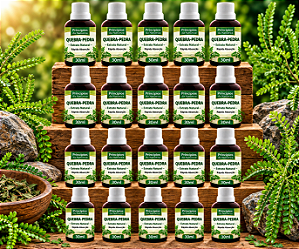 kit 20 Extratos de Quebra pedra – Princípios da Natureza | Uso Oral | Conta-Gotas | 100% Natural | 30 ML