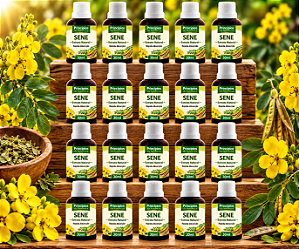 Kit 20 Extratos de Sene – Princípios da Natureza | Uso Oral | Conta-Gotas | 100% Natural | 30 ML
