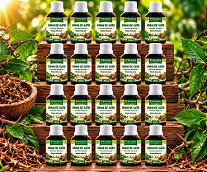 Kit 20 Extrato de Unha de Gato- Princípios da Natureza | Uso Oral | Conta-Gotas | 100% Natural | 30 ML