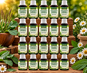 Kit 20 Extratos de Tançagem e Camomila - Princípios da Natureza | Uso Oral | Conta-Gotas | 100% Natural | 30 ML
