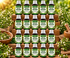 Kit 20 Extratos de Erva de São João – Princípios da Natureza | Uso Oral | Conta-Gotas | 100% Natural | 30 ML