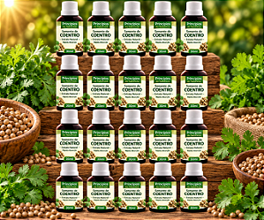 Kit 20 Extratos de Semente de Coentro - Princípios da Natureza | Uso Oral | Conta-Gotas | 100% Natural | 30 ML