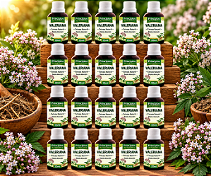 Kit 20 Extratos de Valeriana -Princípios da Natureza | Uso Oral | Conta-Gotas | 100% Natural | 30 ML